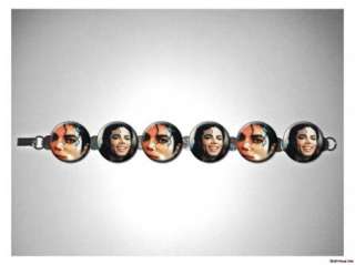 Michael Jackson smiles 8 inch bracelet w/fold over clasp  