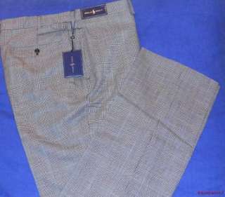 NWT $197.50 Polo Ralph Lauren Golf Wool Plaid Pants 36 X 33  