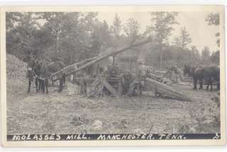 TN MANCHESTER MOLASSES MILL REAL PHOTO INDUSTRY M41929  