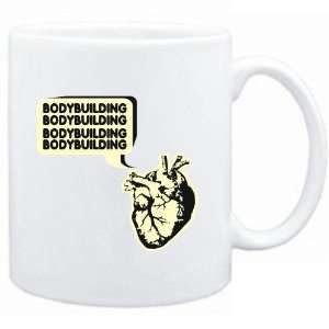  Mug White  Bodybuilding heart  Sports