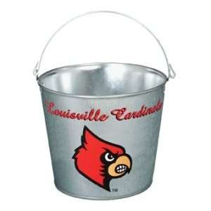  Louisville Cardinals NCAA Metal 5 Quart Pail Sports 