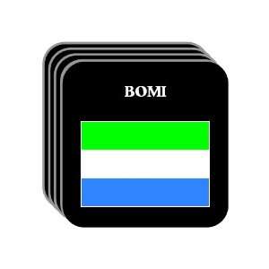  Sierra Leone   BOMI Set of 4 Mini Mousepad Coasters 