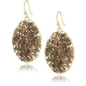  Wendy Mink Bond Filled Natural Oval Earrings Jewelry