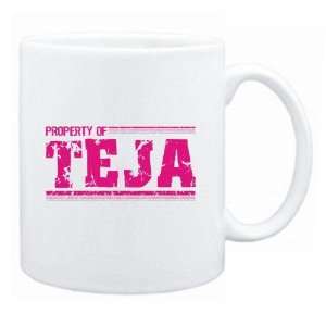  New  Property Of Teja Retro  Mug Name