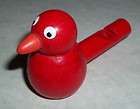 wooden bird whistle red $ 5 50 