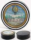 Antique French Table Snuff Box, Miniature Painting, Lou