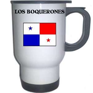  Panama   LOS BOQUERONES White Stainless Steel Mug 