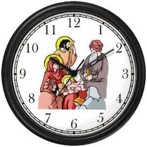  Blessing by Wise Men Christian Theme Wall Clock by 