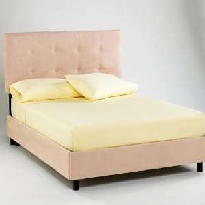  Brown Upholstered Ted Bed   Queen