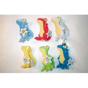 Neopet Plushies 2004 Mcdonald   Techo One Blue, One Green, One Yellow 