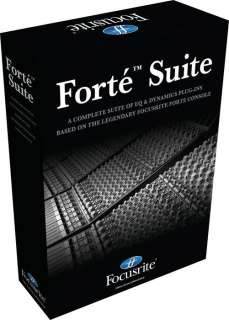 Focusrite Forte Suite TDM and RTAS plug in 815301010012  