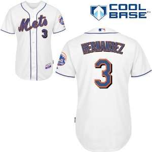  Luis Hernandez New York Mets Authentic Home Cool Base 