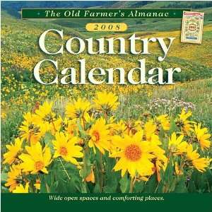  Old Farmers Almanac Country 2008 Wall Calendar Office 