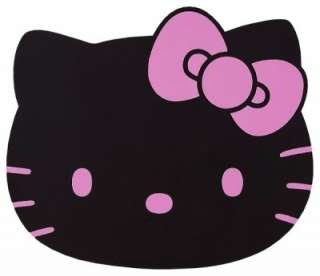 Sanrio Hello Kitty Black Car Rubber Floor Mat Ribbon  