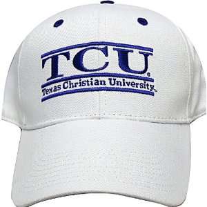  TCU Horned Frogs White College Bar Cap By The Game Sports 