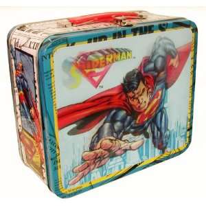 Superman Linticular large Tin Storage Box  Kitchen 