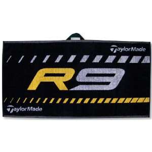  TaylorMade R9 Golf Towels Black/Yellow
