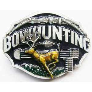  Bowhunting Deer Belt Buckle (Brand New) 