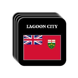  Ontario   LAGOON CITY Set of 4 Mini Mousepad Coasters 