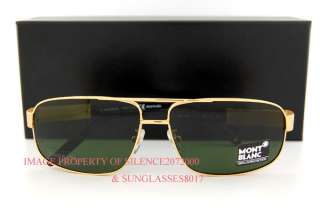 New MONT BLANC Sunglasses MB 226 G17 GOLD PLATED Men  