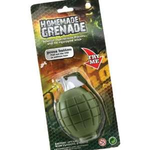  TOY ARMY MAN HAND GRENADE WITH FLASHING LIGHTS AND SOUND 