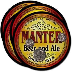  Manter, KS Beer & Ale Coasters   4pk 