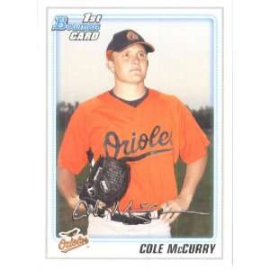 2010 Bowman Prospects #BP3 Cole McCurry   Baltimore 
