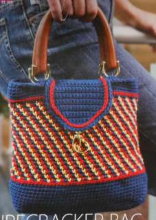 Tapestry Style Striped Purse Bag Handbag Crochet Pattern  