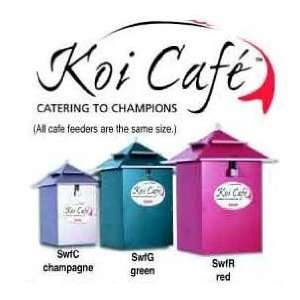  Koi Cafe Automatic Fish Feeder, Battery Charger Pet 