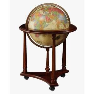  LaFayette 16 Antique Ocean Color World Globe