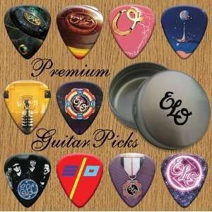  ELO 10 Premium Guitar Picks In Tin (0) Musical 