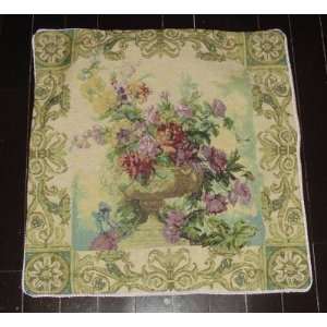  Tapestry Embroidered Pillow Case Cover Flowers