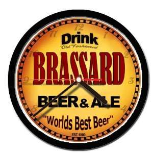  BRASSARD beer and ale cerveza wall clock 