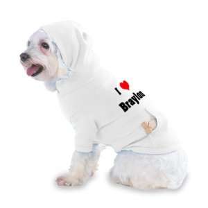  I Love/Heart Braylon Hooded T Shirt for Dog or Cat X Small 