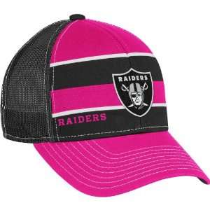 Reebok Oakland Raiders Womens Breast Cancer Awareness Trucker Hat 