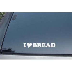  I Love Bread Vinyl Decal Stickers 