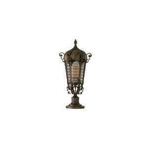   82 Tangiers 1 Light Post Lantern in Tangiers Bronze,