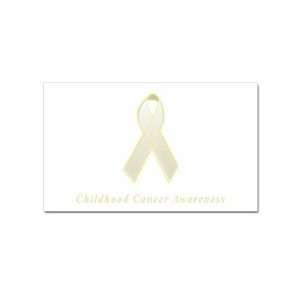  Childhood Cancer Awareness Rectangular Sticker Office 