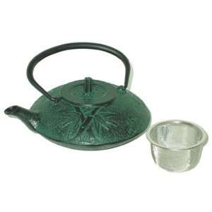  Large Japanese cast iron teapot mochi bamboo Green pot 20 