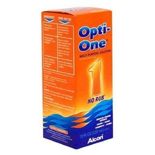 Opti One No Rub Multi Purpose Solution for Soft Contact Lenses, 12 fl 