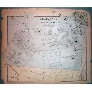   Johnston Plain Farm & Silver Lake RI Map DG Beers 