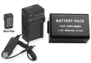 Battery + Charger for Panasonic DMW BMB9PP DMW BMB9E  
