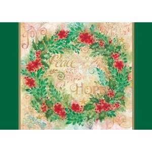  Marian Heath Boxed Christmas Cards, Fancy Wreath, 15 Count 