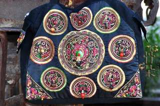    15 Hmong Handmade Hand beaded Embroidered Gym Shoulder Tote book bag