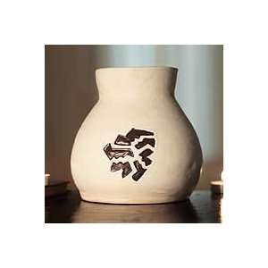  Ceramic vase, Storm Clouds