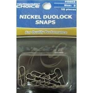  Tournament Choice Size 2 Nickel Duolock Snaps   10 pack 
