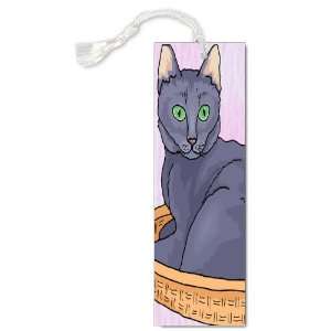  Cat in the Basket Bookmark