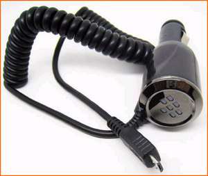   MicroUSB Car Charger Bold 9900 9930 9780 9650 Torch 9850 9860 9810
