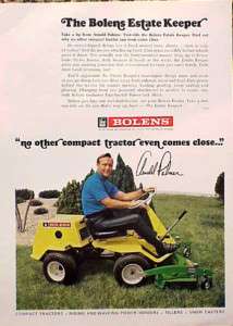 1967 Bolens Arnold Palmer Lawn Mower ORIGINAL Ad  