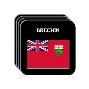  Ontario   BRECHIN Set of 4 Mini Mousepad Coasters 